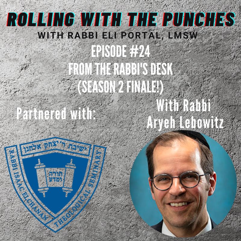 PunchesPodcast's tweet photo. @PunchesPodcast with Rabbi Eli Portal, LMSW has partnered with @YeshivaLink to bring you the following episode on The experience of being an Orthodox Rabbi. A big thank you to Rabbi Aryeh Lebowitz for sharing his story and experiences with us. https://t.co/tHwK2O9Oek