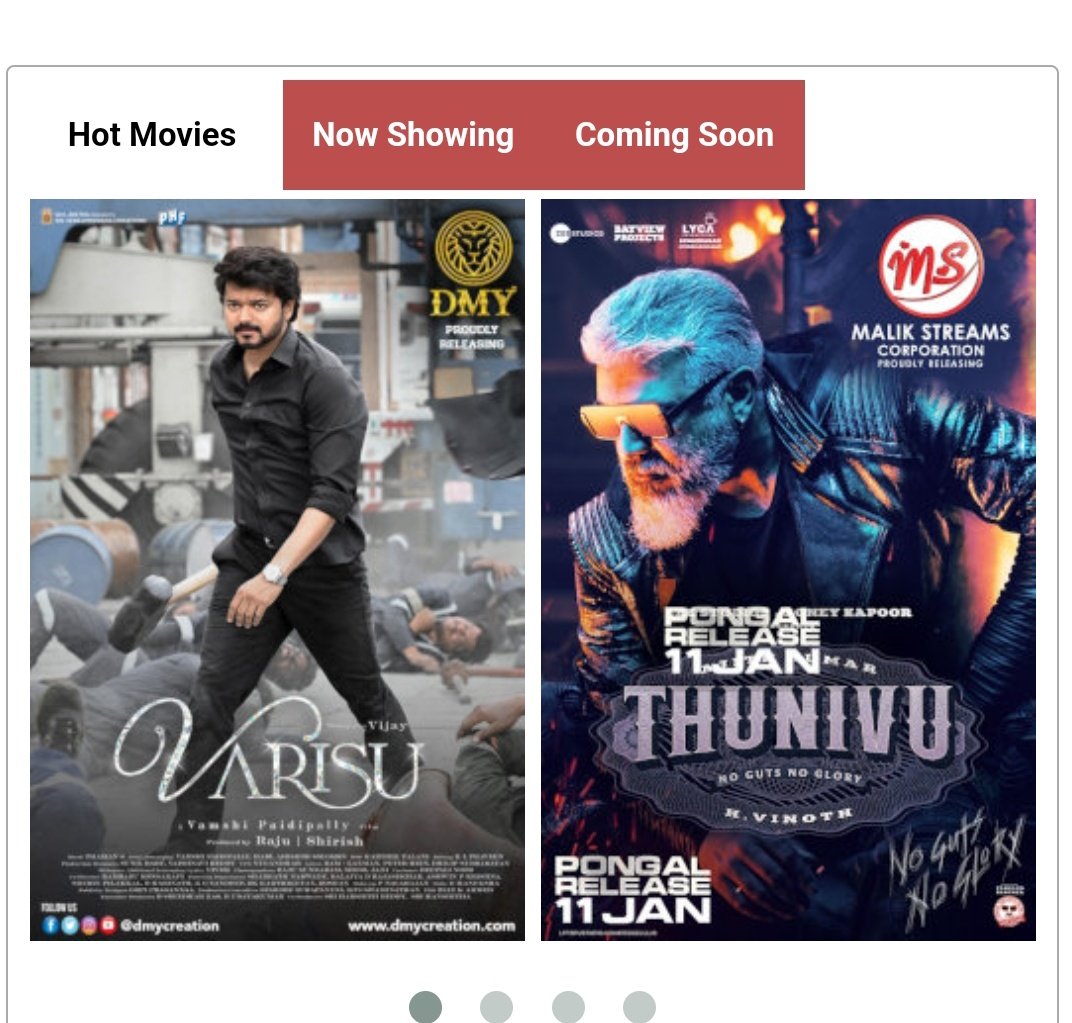 12 days #Varisu maintaining No.1️⃣ position at GSCinemas ,LFSCinemas MMCineplexes and Top Trending Movie at Malaysia🇲🇾👑🥳

#Varisu #VarisuMalaysia @actorvijay