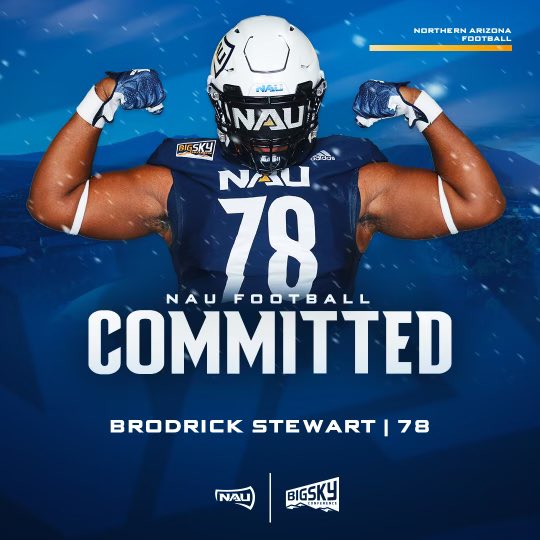 I would like to first give thanks to God, my family, and coaching staff at Summit who have helped me through my recruitment process. After a lot of thoughts and help I have decided to commit to NAU.   🔵🟡 🌲🪓 
#RaiseTheFlag #CHOP