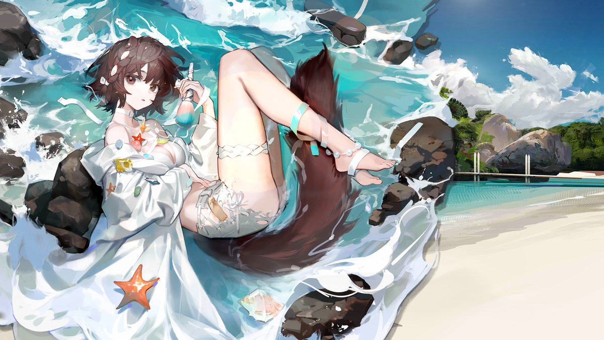 「最高水着イベントもやってるし今は夏!!!!!(1月下旬) 」|ハコモリのイラスト
