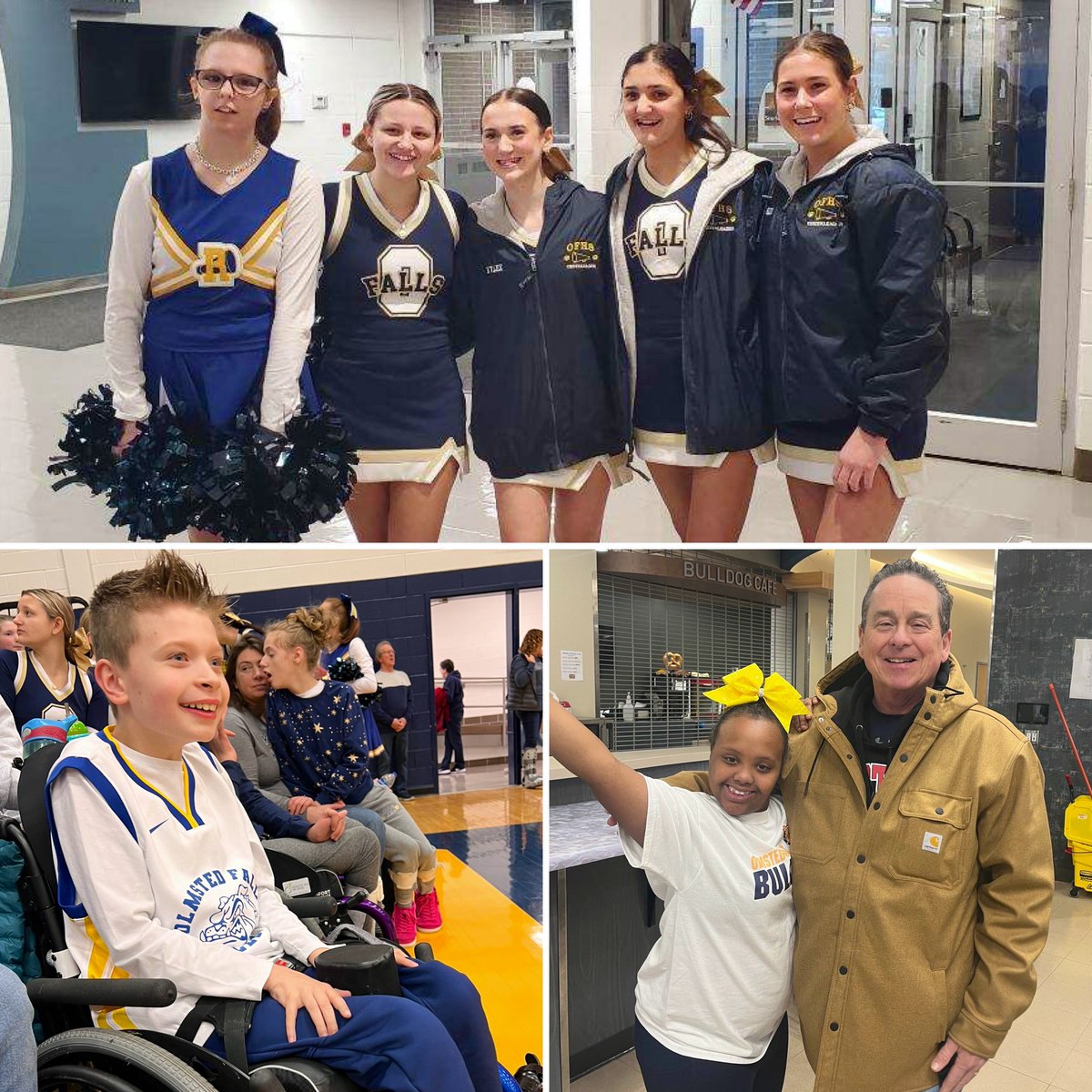 OFHelpingHands's tweet image. Great time at our basketball social today! Thanks for hanging out @fallsgirlshoops and @OFHSCheer 💛🐾🏀💙 Go Bulldogs!!