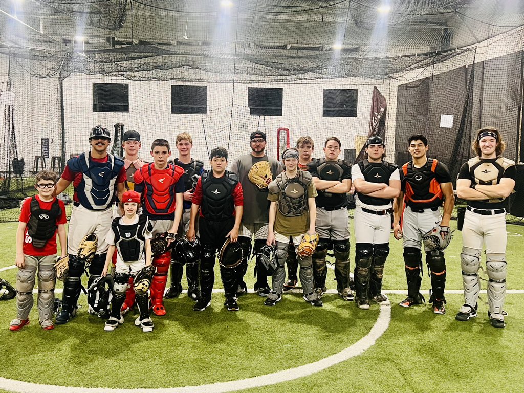 Summers' Catching Camp #3 in the books! Big thanks to instructors <a href="/godman_jacob/">Jacob Godman</a> &amp; <a href="/chaseadkisonya1/">Chase Adkison</a> &amp; Brandt Beeby! <a href="/clubhouse_tul/">Marucci Clubhouse Tulsa</a>