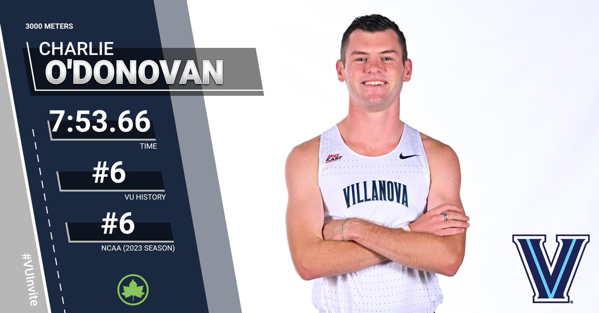 NovaTrackXC's tweet photo. Congratulations to our men’s event winners from tonight’s #VUInvite, including HUGE times from Charlie O’Donovan in the 3K and Sean Dolan in the 1000! #GoNova https://t.co/oSTIKuLCmi