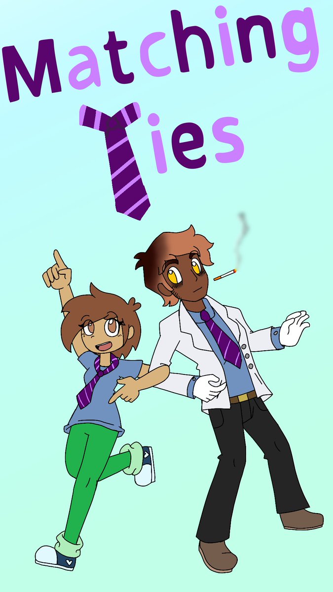 MatchingTies2's tweet photo. 1 week left until Matching Ties comes out on Tapas and Webtoon! #MatchingTies #MatchingTiesWebcomic #Webtoon #Tapas https://t.co/6KxPJI2dbe
