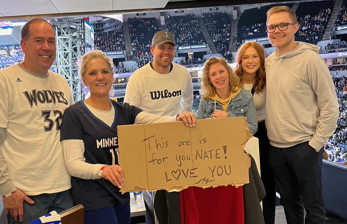 margruffino's tweet photo. @Timberwolves This one is for you, Nate! https://t.co/9Axq7D0Wa4