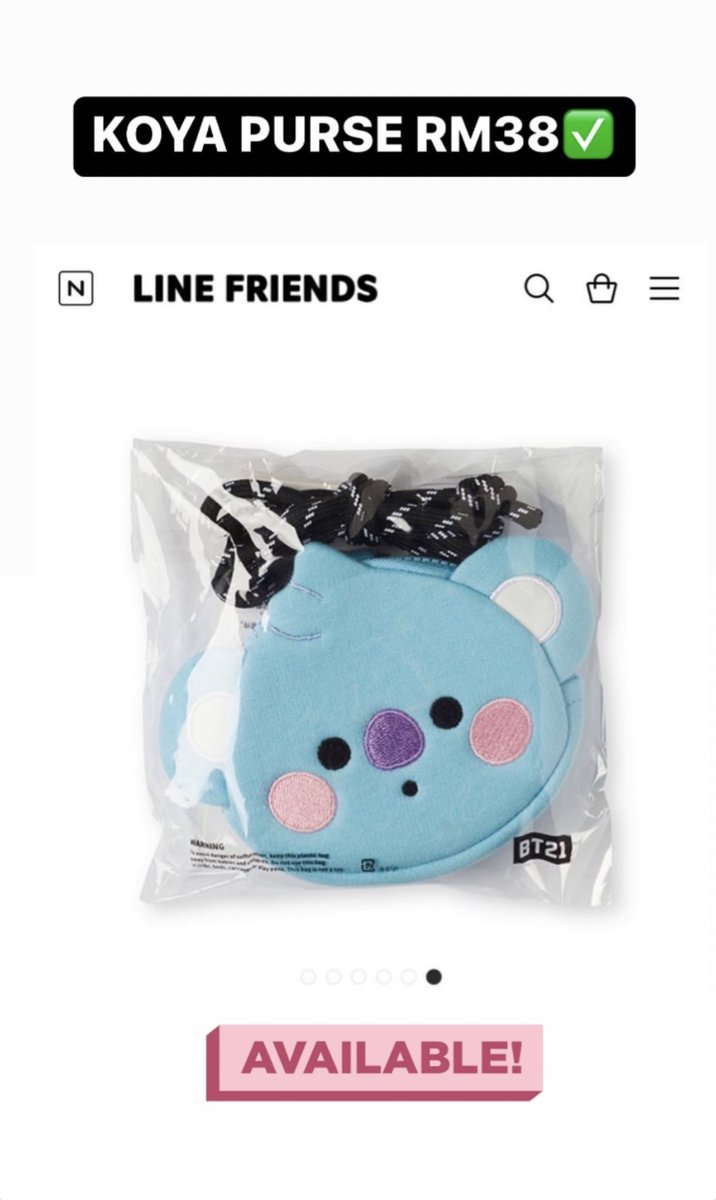 bangtanHIMANG's tweet photo. [HELP RT] thankyou 

BT21 LINE FRIENDS SALE 
SECURED ITEM‼️
NEW BATCH UPDATE ‼️

Dm to order
Price stated :1st payment need 2nd payment for int ship+local postage 

#pasarBTS 
@pasarBTS
@BTSMarketMY
@BTStrading_MY https://t.co/NI1uzuQcB4