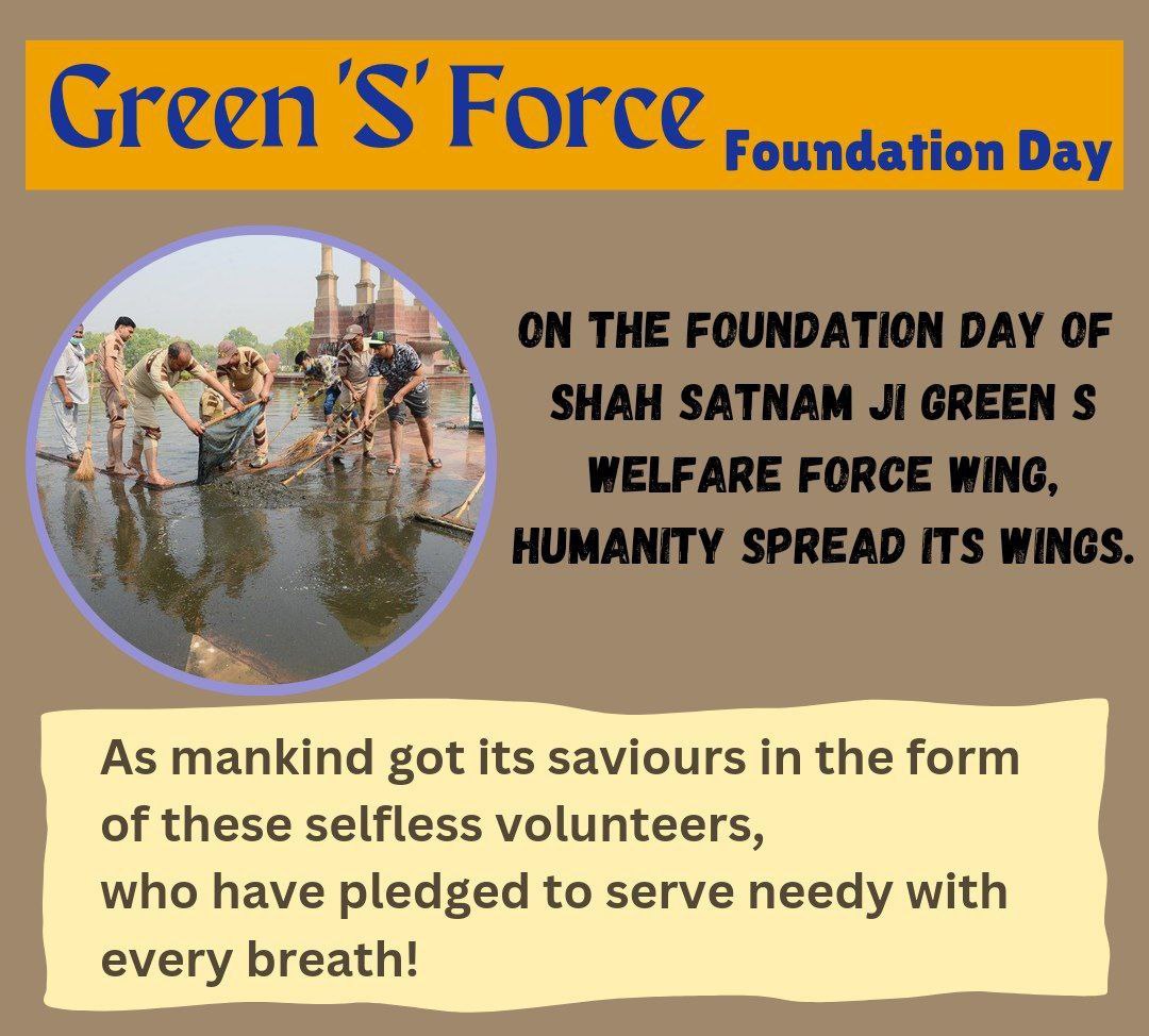 KhatkarSamriti's tweet photo. As we all see in our surroundings that humanity is disappeareing from our societies. To restore this dying humanity , Saint Gurmeet Ram Rahim Ji constituted Shah Satnam Ji Green S Welfare Force.They have saved numerous lives with 147 humanitarian works. #RealLifeHeroes https://t.co/QvsSU3SYdX