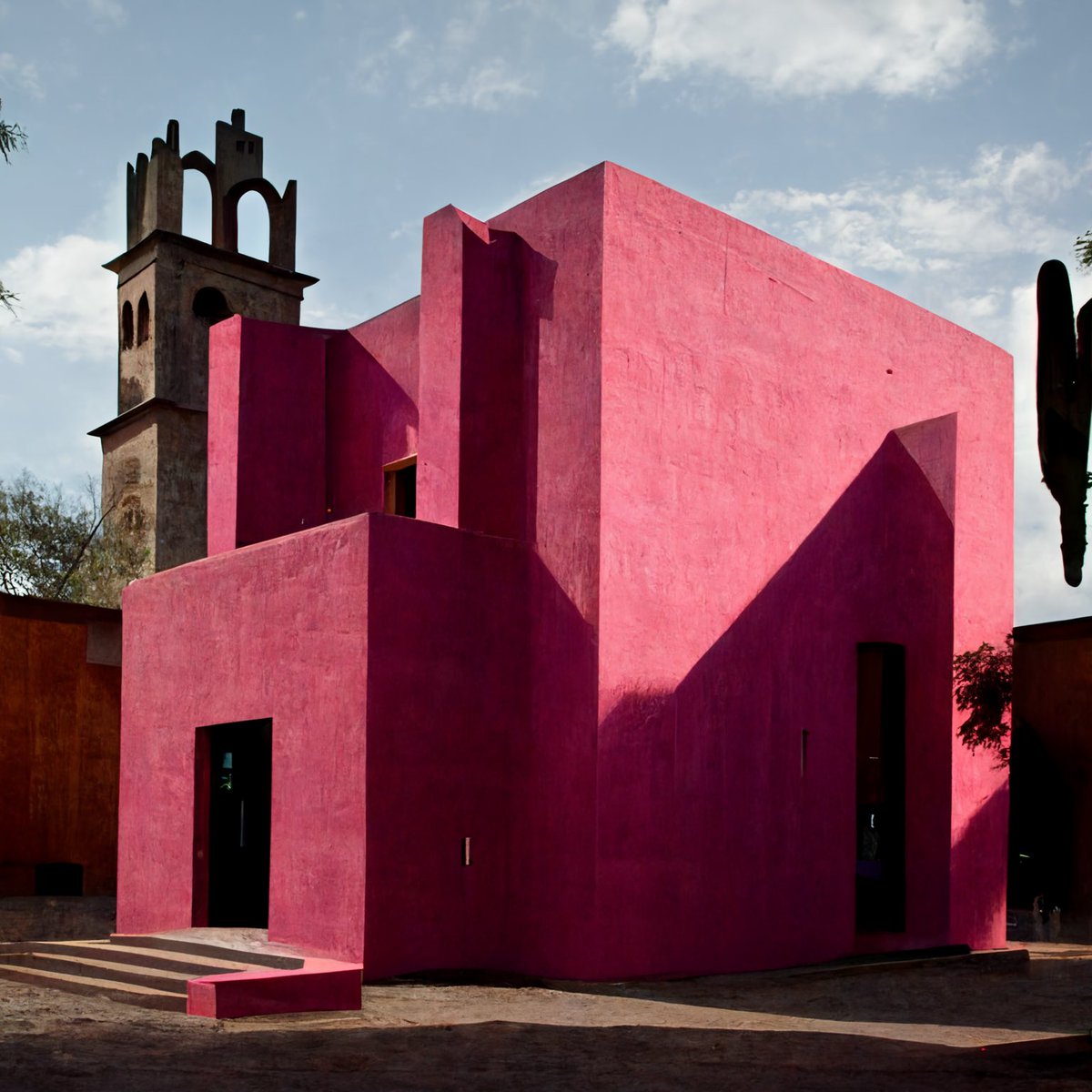 TMB___Lab's tweet photo. Así se vería la capilla de TMB Lab diseñada por John Pawson en San Miguel de Allende, México 😮‍💨🫠 restaurada y abierta al público en 2023 al grito de Viva Magenta 🗣️ Viva! 

👇🏼
Escucha la conferencia de tendencias 23/24, NOTES FROM THE FUTURE https://t.co/JA6mlxqtFC https://t.co/58KU9d0Hm3