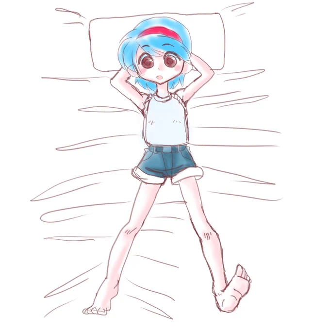 今日のお昼のお絵描き 