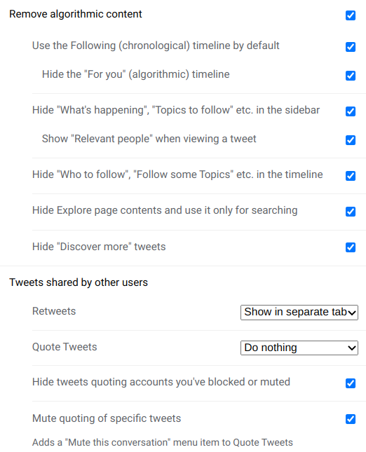jimreams's tweet photo. I've seen a lot of people complain about thier timeline on here lately. As a longtime Twitter dot com user in a browser, there is a Chrome extension called "Tweak New Twitter" that I've used for a couple of years that takes care of all that. https://t.co/XUtLJIDbhC