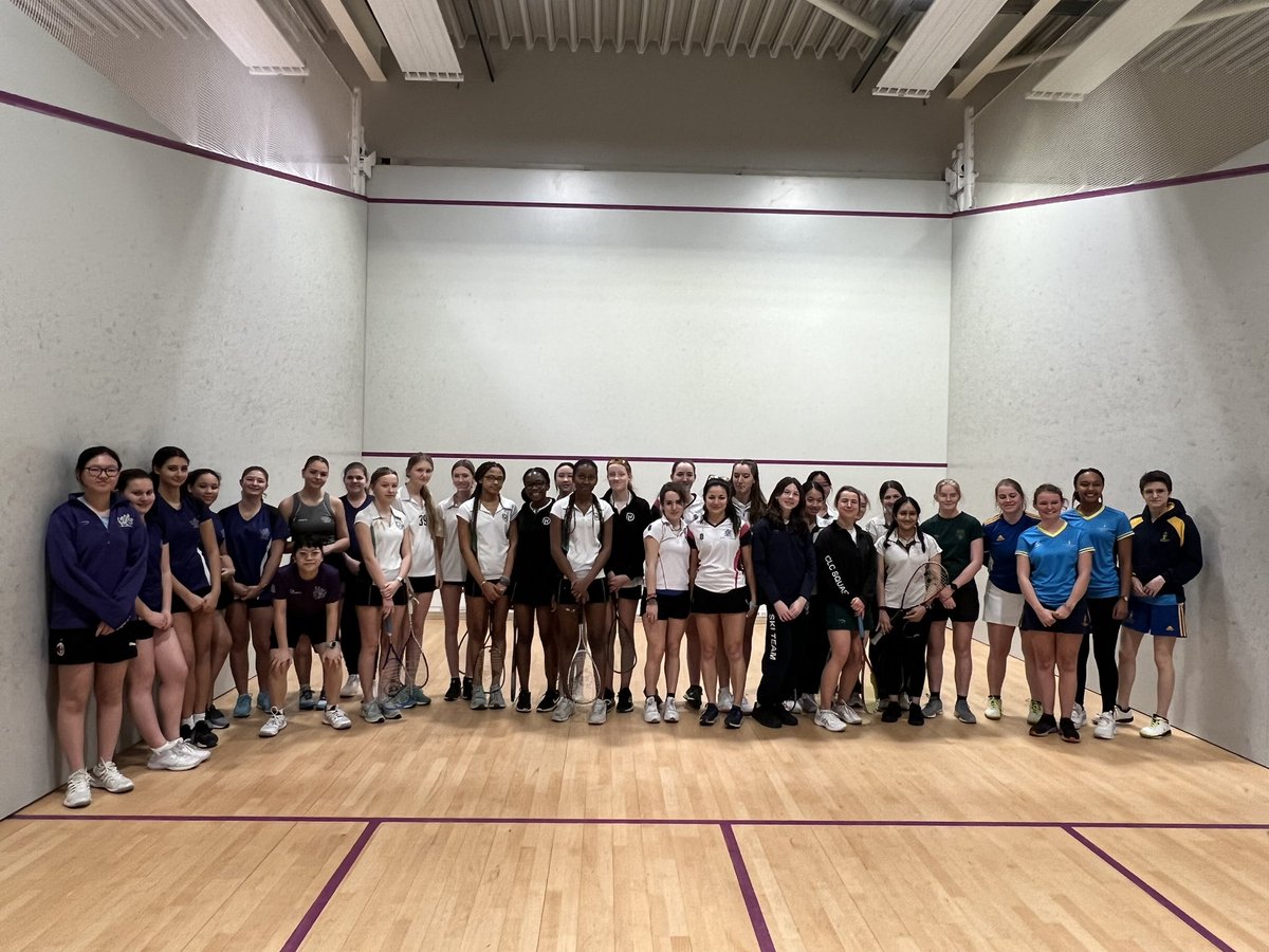 wycliffesquash (@wycliffesquash) on Twitter photo This afternoon our girls team played in the Chelt. Ladies College U18 & U16 competition. It was awesome to see so many girls competing and enjoying! Well done team🙌
Thanks to Nicola at CLC for organising this event..👏
<a href="/englandsquash/">🏴 England Squash</a> This afternoon our girls team played in the Chelt. Ladies College U18 & U16 competition. It was awesome to see so many girls competing and enjoying! Well done team🙌
Thanks to Nicola at CLC for organising this event..👏
<a href="/englandsquash/">🏴 England Squash</a>