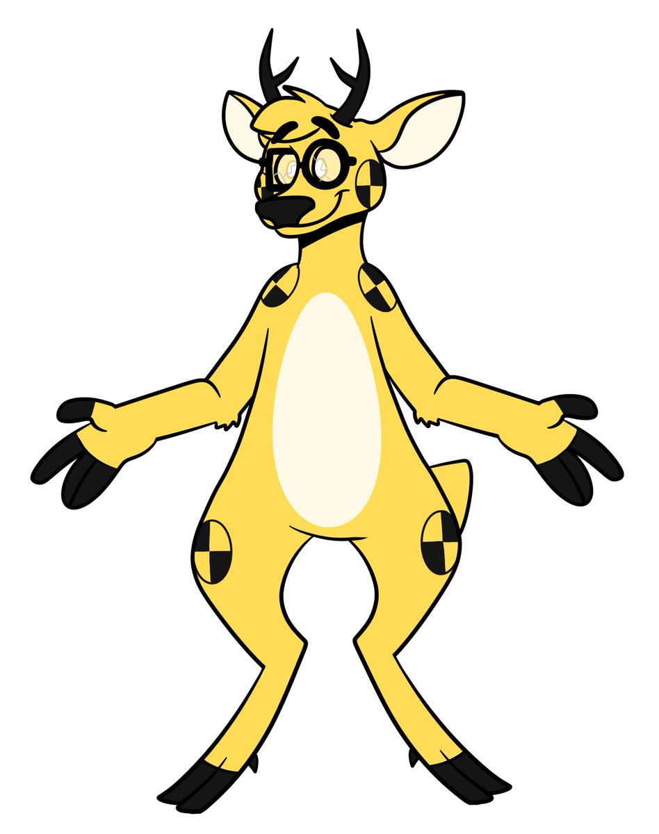 「And my test dummy deer fursona started o」|Roller Carson 🎢のイラスト
