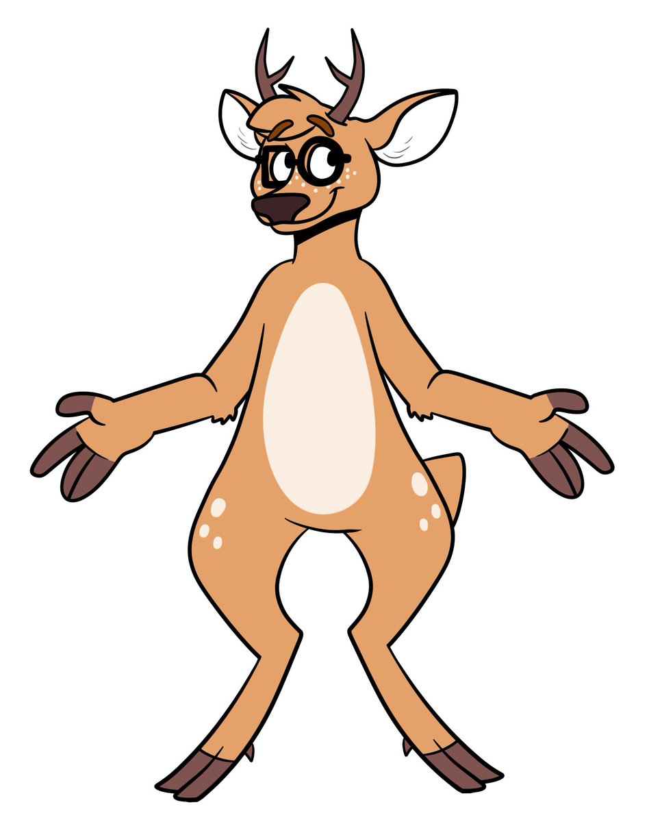 「And my test dummy deer fursona started o」|Roller Carson 🎢のイラスト