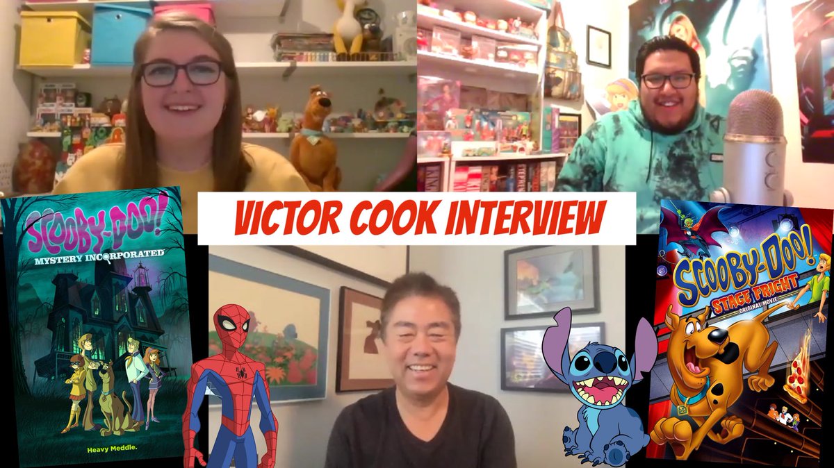 JayMillyVids's tweet photo. The Victor Cook Interview is out now - https://t.co/HugBEkhdhw #ScoobyDoo #Scoob #ScoobyDooMysteryIncorporated #MysteryIncorporated #MysteryInc #WarnerBros #VictorCook #Velma #SpectacularSpiderMan #LiloandStitch #Animation #Interview #Podcast https://t.co/RkifUOF9Qn