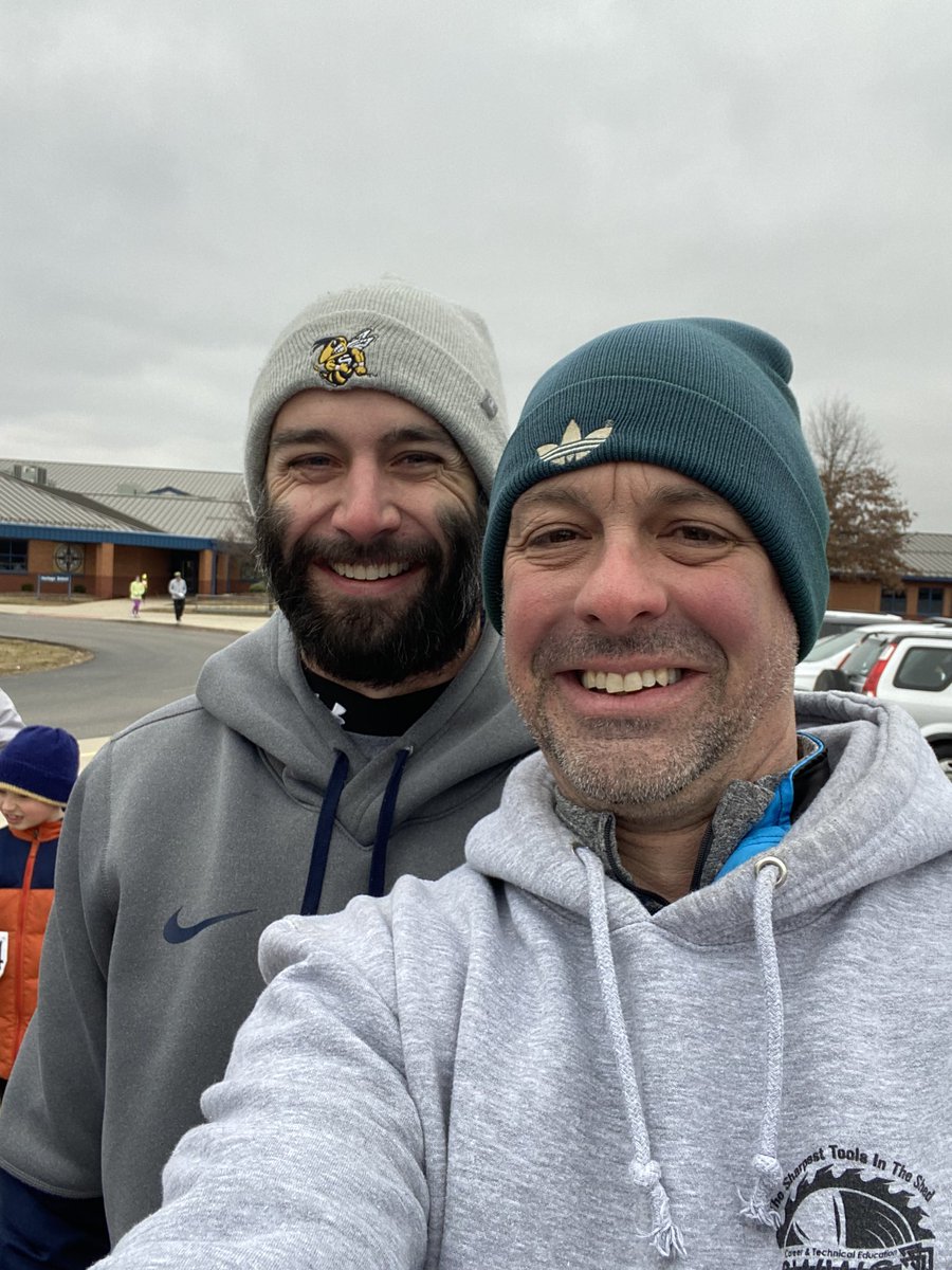 Congrats to all involved with the First Annual Heritage/Woodland Meadows' Winter "Run"derland! <a href="/Brown_SHS/">Corbin Brown</a> and I had a great time. Great job with the event! #WeTied