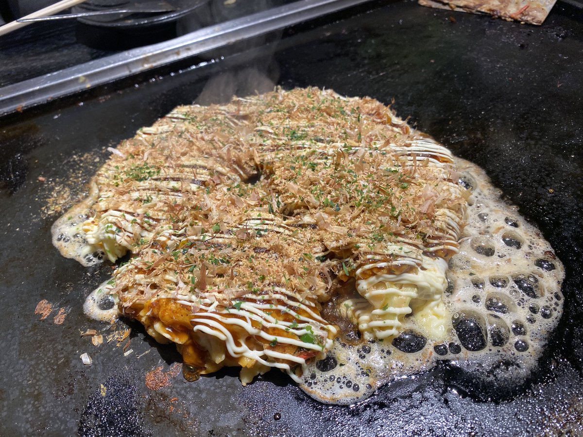 MHRtaisa's tweet photo. 久し��りのもんじゃ！
( ﾟДﾟ)ｳﾏｰでした☺️ https://t.co/1RDsHiOCny