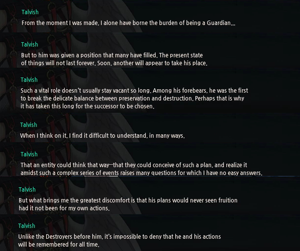 Mabianette's tweet photo. Talvish's Dialogue when talking to about Balor https://t.co/OnIi3YC2Ot
