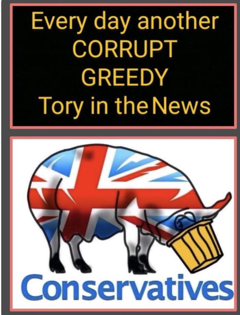 FredPickles007's tweet photo. #ToryCorruption
#ToryBrokenBritain
#ToryCriminals
#ToryTaxEvasion
#ToryCriminalsUnfitToGovern
#TorySleaze
#ToryScum
#GeneralElectionNow
#EnoughIsEnough
#ICouldGoOn https://t.co/psDKqCoarJ