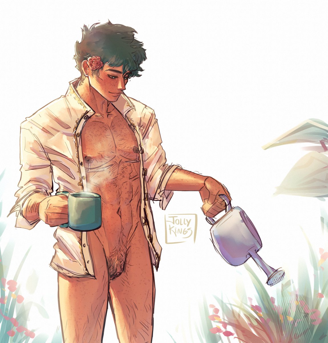 jollykings_'s tweet photo. fantasy deku morning routine 😌✨ https://t.co/rFJItvNJYy