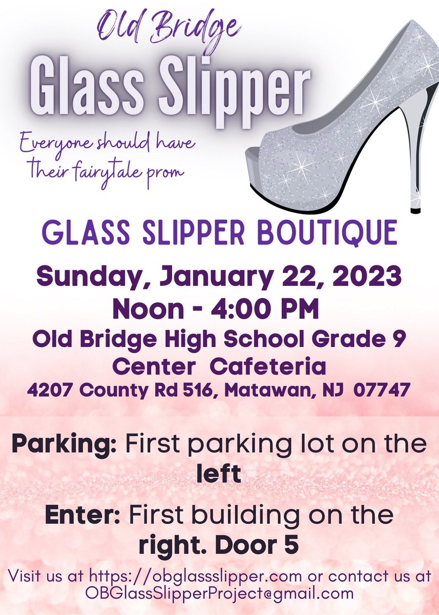 The dresses are ready - hope our shoppers are! See info on parking &amp; entrance.