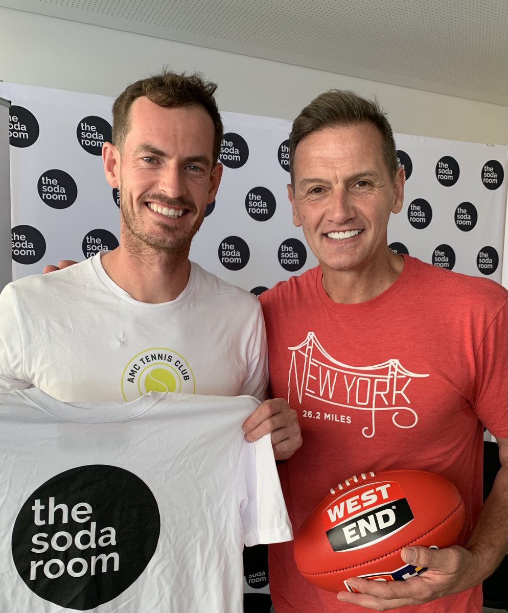 Congrats ⁦<a href="/andy_murray/">Andy Murray</a>⁩ on another big-hearted run at ⁦<a href="/AustralianOpen/">#AusOpen</a>⁩ 

Absolute privilege to have Andy as a guest on #sodaroompodcast 

Listen here…

podcasts.apple.com/au/podcast/the…