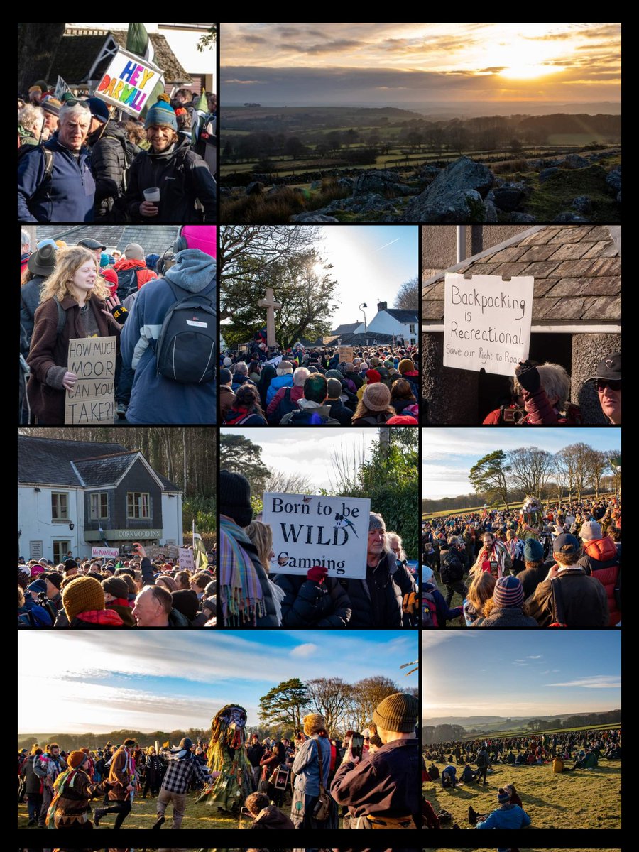 The husband has been out today on #Dartmoor joining the #RightToRoam peaceful protest today following the recent High Court ruling about Outdoor Recreation including #WildCamping today ❤️ heres some of his pics #peacefulprotest #HighCourt #OutdoorRecreation #DofE #DukeOfEdinburgh