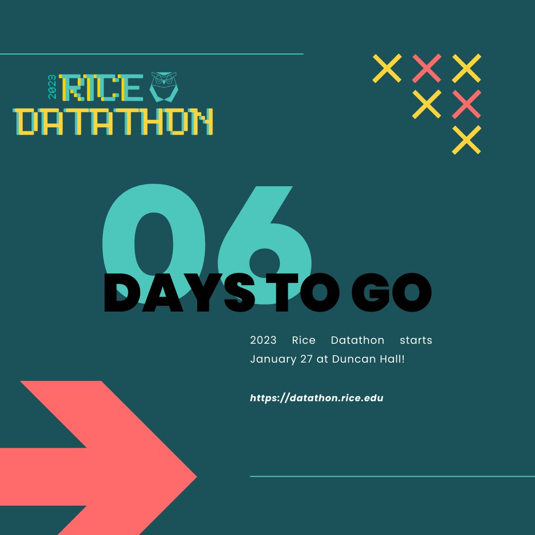 RiceDatathon tweet picture
