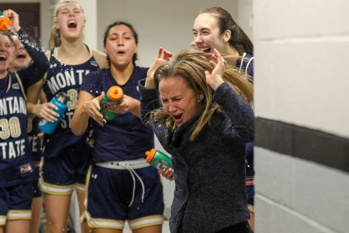 MSUBobcatsWBB's tweet photo. Postgame vibes are off the charts 📈

#Implacable // #GoCatsGo https://t.co/kCGUKiFAaf