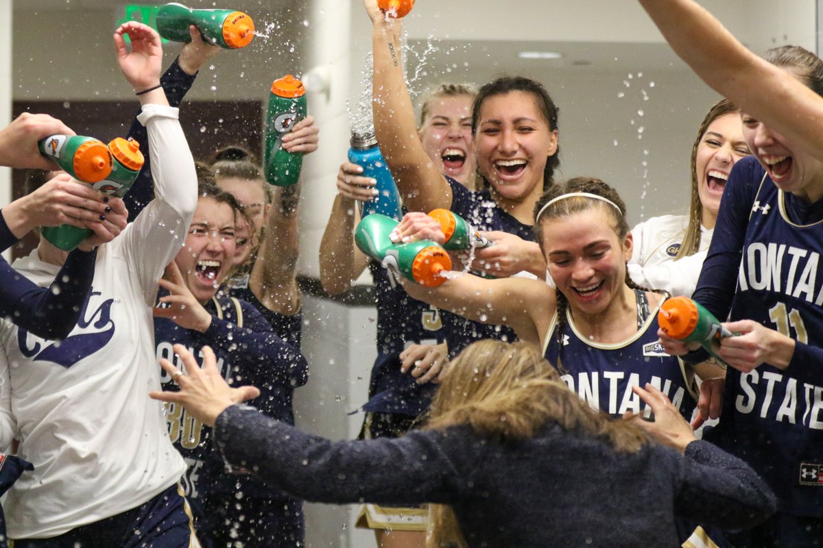MSUBobcatsWBB's tweet photo. Postgame vibes are off the charts 📈

#Implacable // #GoCatsGo https://t.co/kCGUKiFAaf