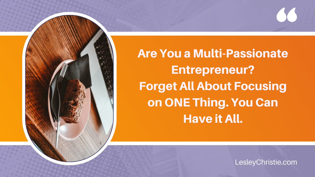 How many times have you been told to focus on ONE thing but you've multiple projects you want to do. You can do it all! Learn how: swiy.io/Awl8 #womeninbusiness #womenentrepreneurs