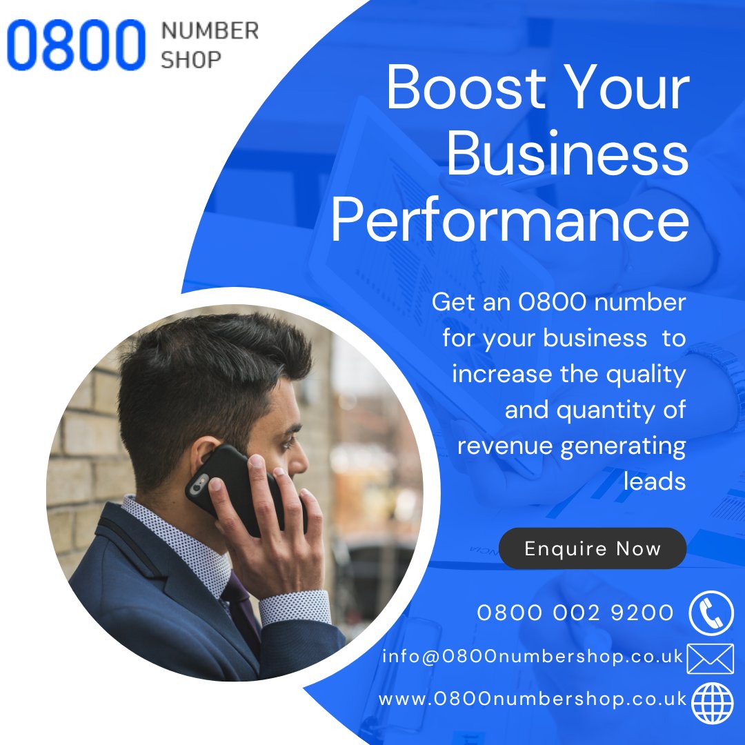 0800NumberShop's tweet photo. Do you want to boost your business’s performance in 2023? Get an 0800 number now to increase the quality and quantity of sales calls you get

Visit https://t.co/REwBIFYvPK to sign up for an 0800 number today

#telecoms #telecommunications #business #telecom #buy #technology https://t.co/mTkbvybnrJ