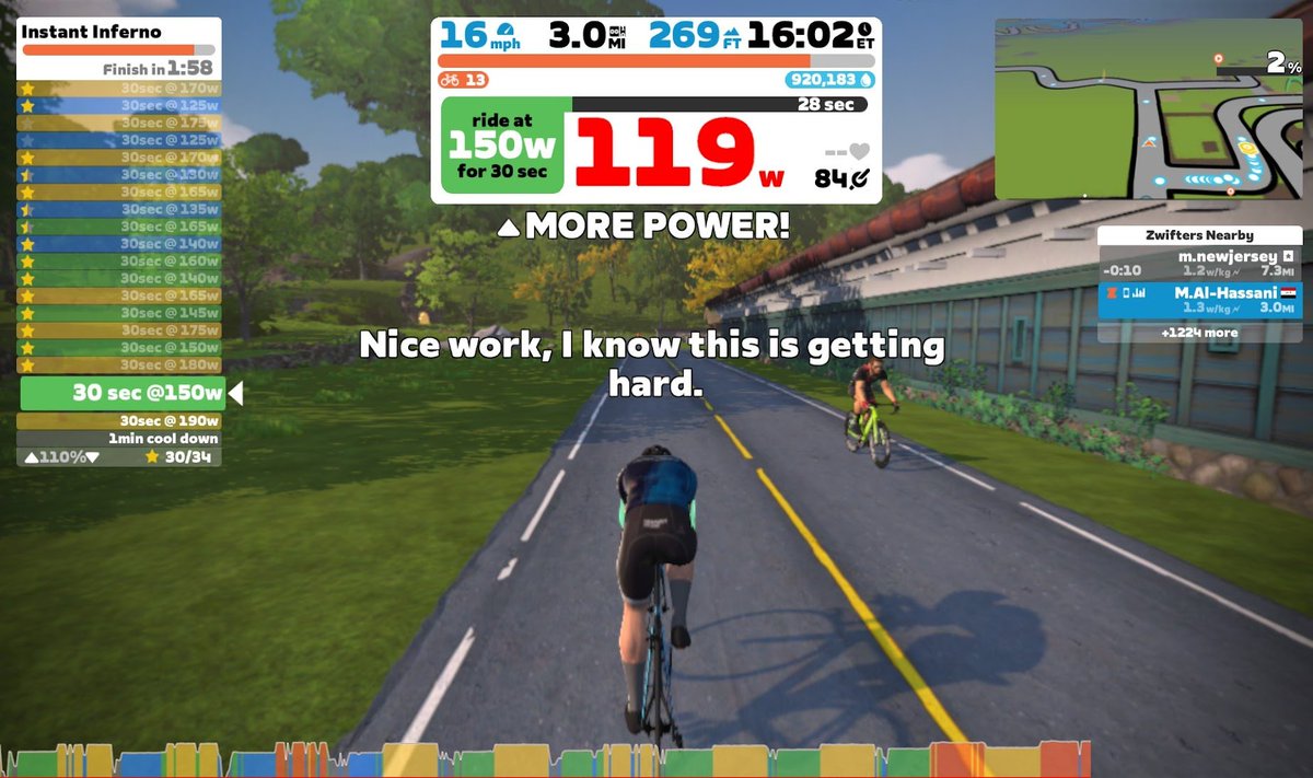 MustafaSabrPath's tweet photo. It's always great to have an option to stay active at home, when it's too gloomy to go outside
#zwift @GoZwift #bebetter #noexcuses #levelyourselfup https://t.co/GDm5pnl90Q