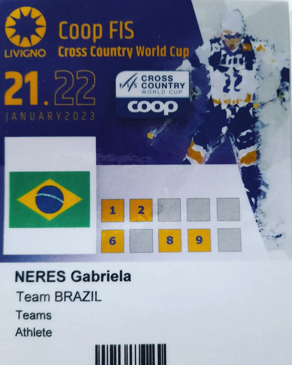 📍ITA, Livigno 🇮🇹
🏁 @FISCrossCountry World Cup. Women's Sprint Free 
🇧🇷🎿 Atletas da @brasilnaneve fizeram a estreia!  #EduardaRibera &  #GabrielaNeres 
📅 JAN 21, 2023
#fiscrosscountry #skiing #TimeBrasil #CBDN