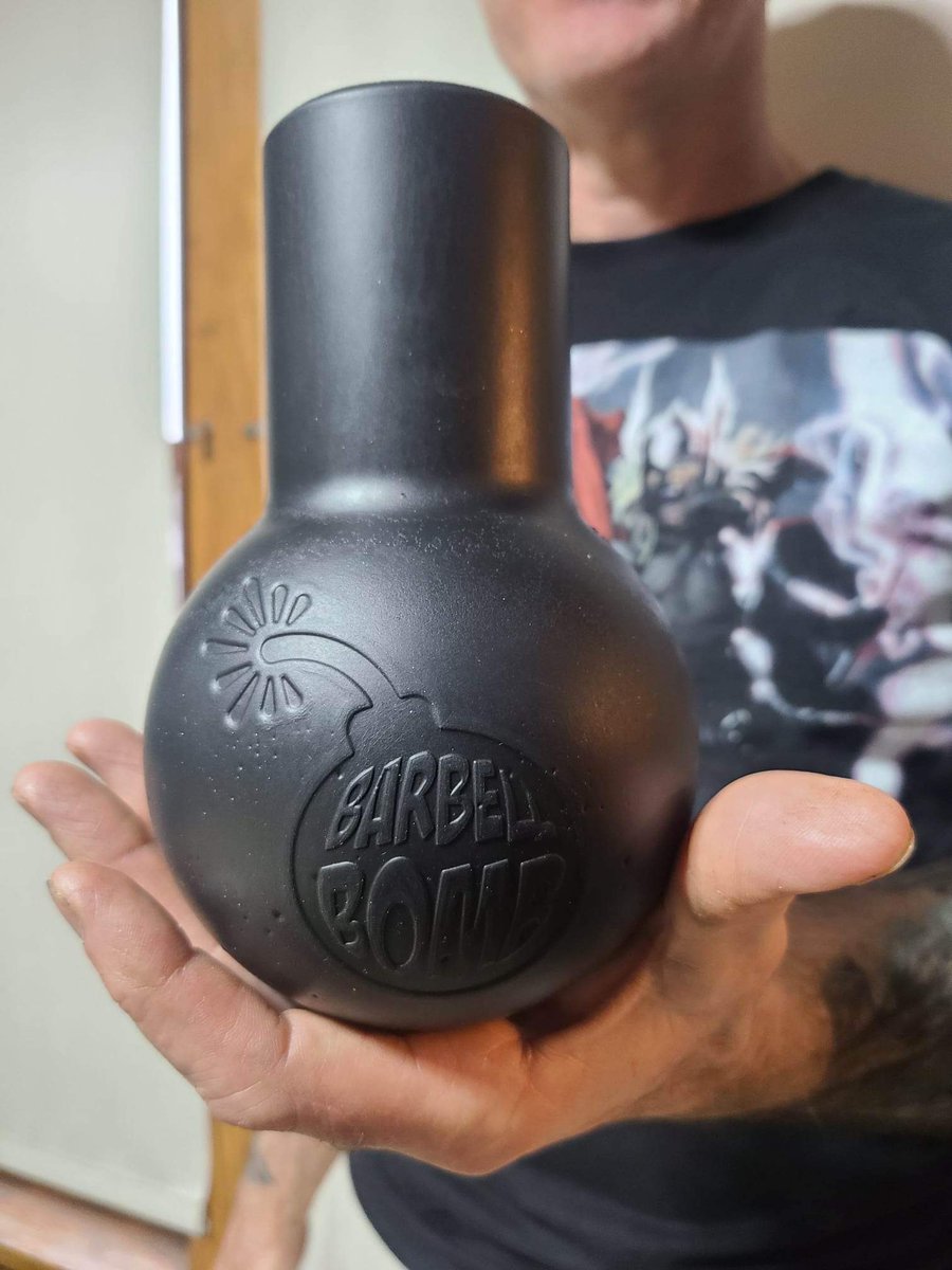 strongergrip's tweet photo. Celebrate the BOMB! Barbell Bomb - https://t.co/CaEQLx2mwy https://t.co/1gkEyyJNnd