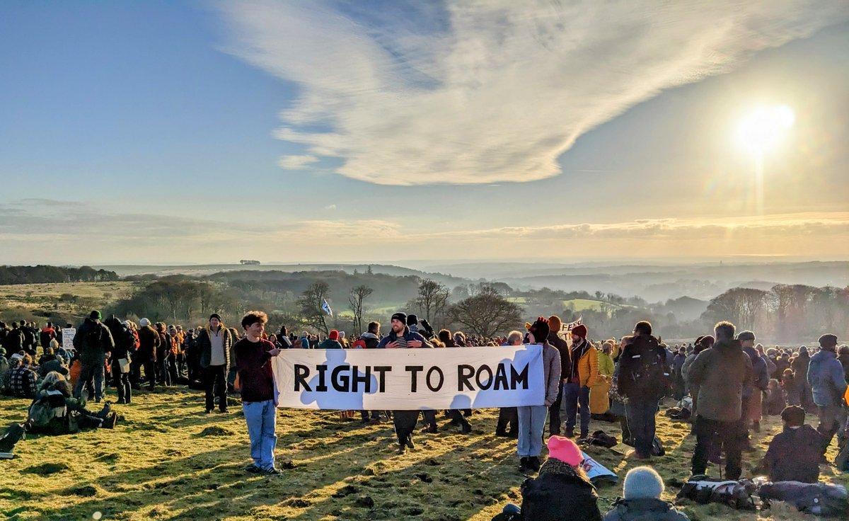 jm0ses's tweet photo. Exhausted &amp; uplifted from a frenetic week organising the fightback to the Dartmoor camping ban.

From a sad, selfish gesture has spawned an exuberant, spirited movement. 

So on behalf of @Right_2Roam I'd just like to say: thankyou, comrade Darwall. 

Enjoy your useless victory. https://t.co/UKu2HhinPs