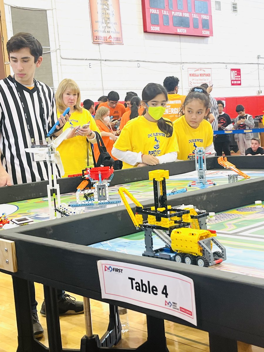 C_Cosme703's tweet photo. Thank you @mineolahs for hosting the @firstlegoleague challenge today! My daughter learned all about the true meaning of teamwork through your core values. And just like that…we are off to the championship challenge!#GirlsWhoCode #ProudMom #STEM #LEGO #Robotics https://t.co/C1PANT45cq
