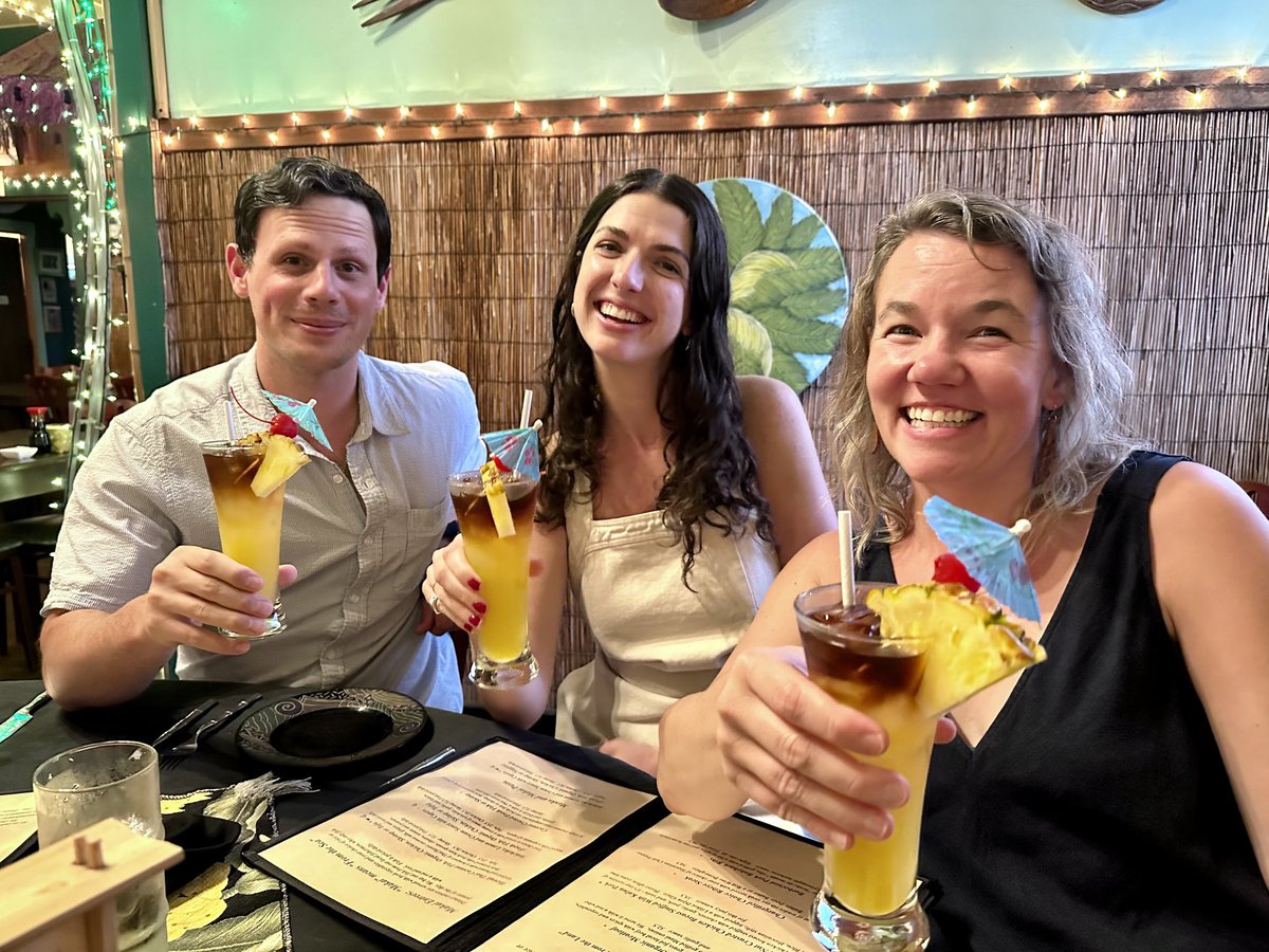 When you all happen to order the same drink 🍹 as one another and suddenly realize you’re on the same wavelength as the writers ✍️ at the writing workshop.  #writingcommunity