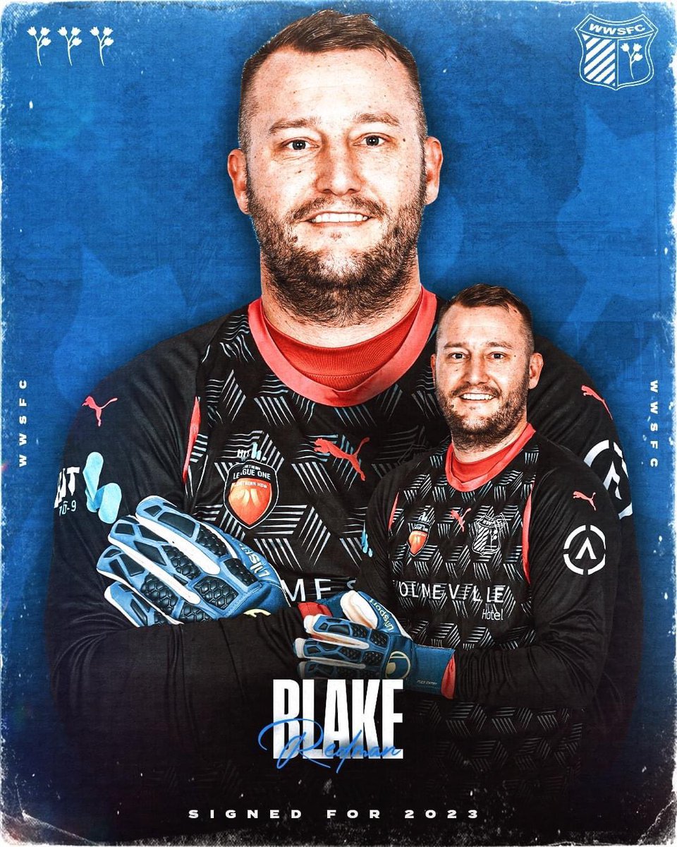WWSFC's tweet photo. WWSFC would like to re-welcome Blake Redman who joins the club ahead of the upcoming season 🙌

Welcome back, Blake 🤍💙

🎨 @tpvisuaIs https://t.co/rAMt8UceRK