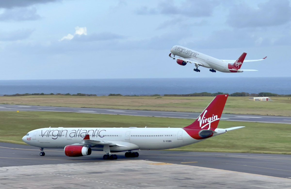 ratedkilz's tweet photo. Virgin took over today #VirginAtlantic #Aviation https://t.co/H5sGnV4uVc