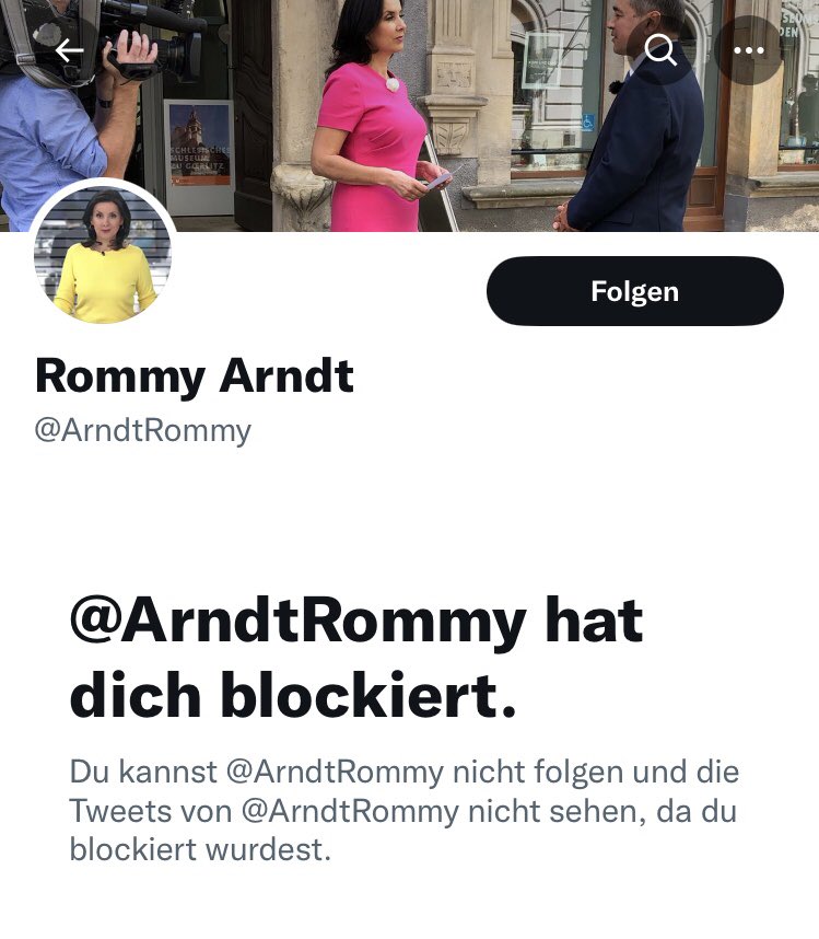 MatthiasMeisner's tweet photo. Die @mdrde-Mitarbeiterin Rommy Arndt mag nicht, wenn man sich mit ihrer Rolle als Kreml-Propagandistin und Corona-Verharmloserin beschäftigt https://t.co/oR5aP0C4sA