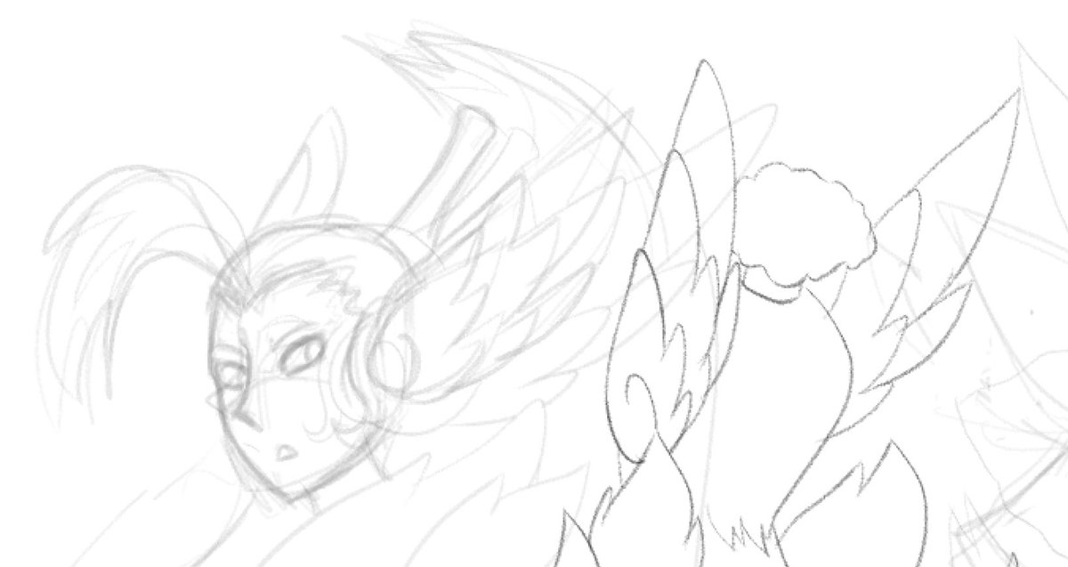 graylancer18's tweet photo. Drafts on some works I am doing simultaneously.

One is a character poster
one is a comic 
 one is an illustration.

Hope to at least finish two of them before January ends. https://t.co/o892tpJm0K