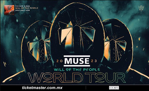 rocktavio263's tweet photo. Vendo 2 boletos general b para concierto muse domingo 22 de enero general b #muse #boletosmuse @boletosMX_ https://t.co/DyDp5iuBkh