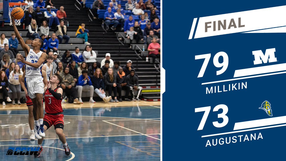 Millikin men's basketball scores conference win!