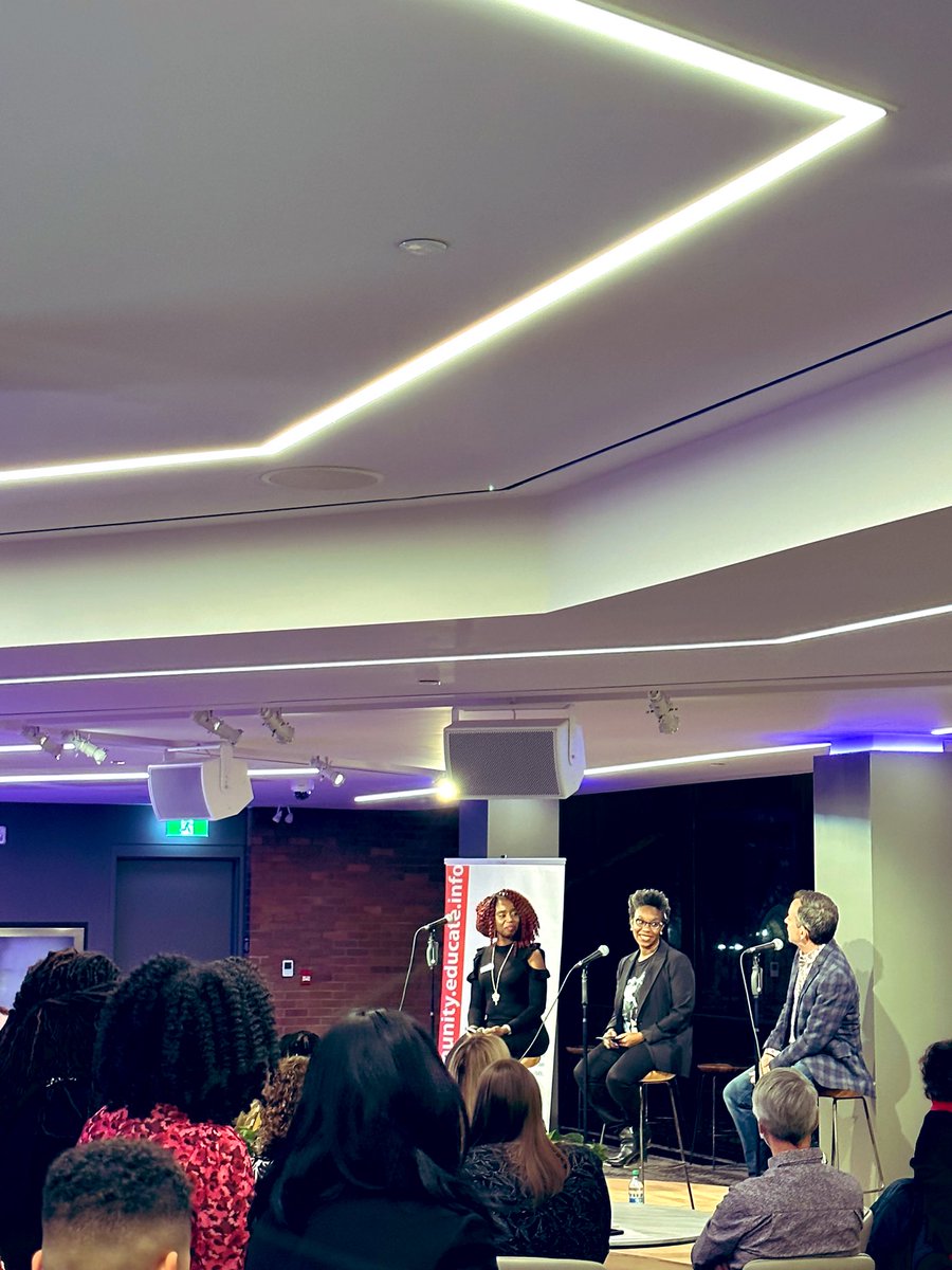 thegrandlondon's tweet photo. Welcome to London Black Community Night at the Grand, and welcome #ControlledDamage playwright @andreammscott !💜 https://t.co/nG42EyX4P7