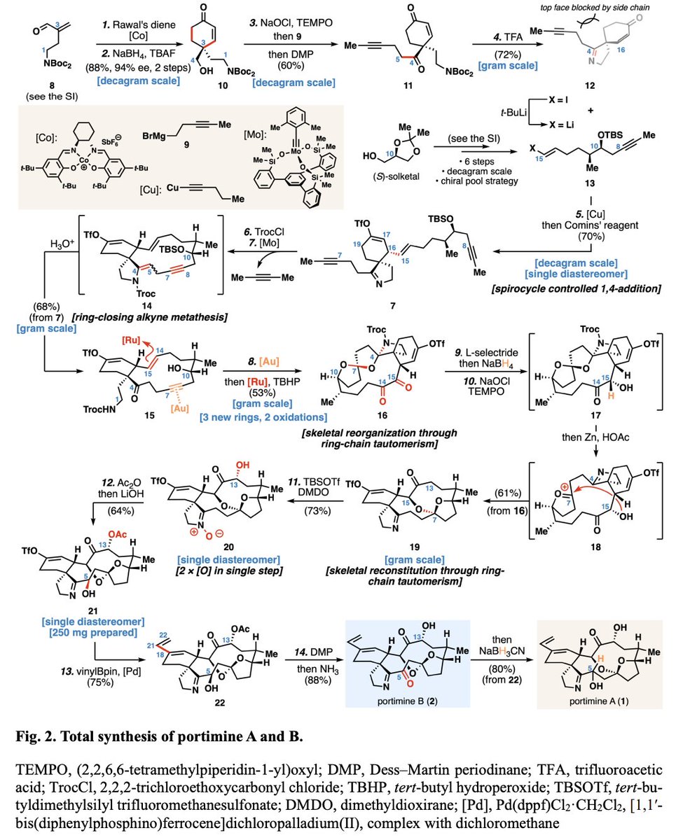Total Synthesis (@totalsynthesis) on Twitter photo A Scalable #TotalSynthesis of Portimine A & B by Junchen Tang, <a href="/WChembio/">Weichao Li</a>, Tzu-Yuan Chiu, <a href="/LuoZengwei/">Zengwei Luo</a>, Christine Chong, Qijia Wei, <a href="/Fran_MPena/">Francisco Martinez-Pena</a>, Nathalia Gazaniga, <a href="/YiyangSee/">Yiyang See</a>, Luke Lairson, <a href="/_chrisgparker_/">Chris Parker</a>, <a href="/BaranLabReads/">Baran Lab</a> at <a href="/scrippsresearch/">Scripps Research</a> in <a href="/ChemRxiv/">ChemRxiv</a> chemrxiv.org/engage/chemrxi… A Scalable #TotalSynthesis of Portimine A & B by Junchen Tang, <a href="/WChembio/">Weichao Li</a>, Tzu-Yuan Chiu, <a href="/LuoZengwei/">Zengwei Luo</a>, Christine Chong, Qijia Wei, <a href="/Fran_MPena/">Francisco Martinez-Pena</a>, Nathalia Gazaniga, <a href="/YiyangSee/">Yiyang See</a>, Luke Lairson, <a href="/_chrisgparker_/">Chris Parker</a>, <a href="/BaranLabReads/">Baran Lab</a> at <a href="/scrippsresearch/">Scripps Research</a> in <a href="/ChemRxiv/">ChemRxiv</a> chemrxiv.org/engage/chemrxi…