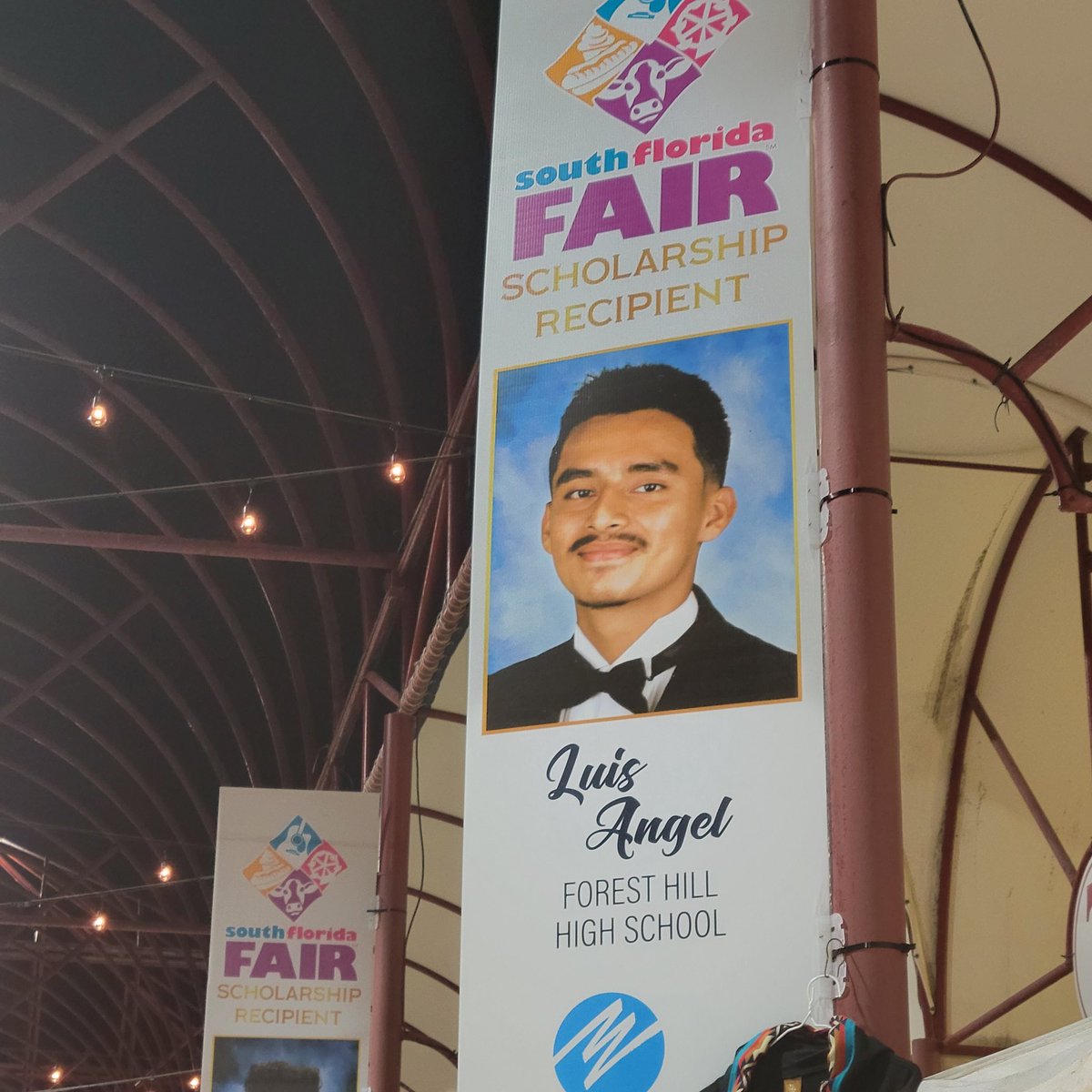 FHHS_Guidance's tweet photo. Congratulations Luis! I come to the fair every year and always walk this area to see the scholarship recipients. Such a joy to see a Falcon recipient.  @FHH_FalconFury @MichaelAronson2 https://t.co/ktNQPhrMOr