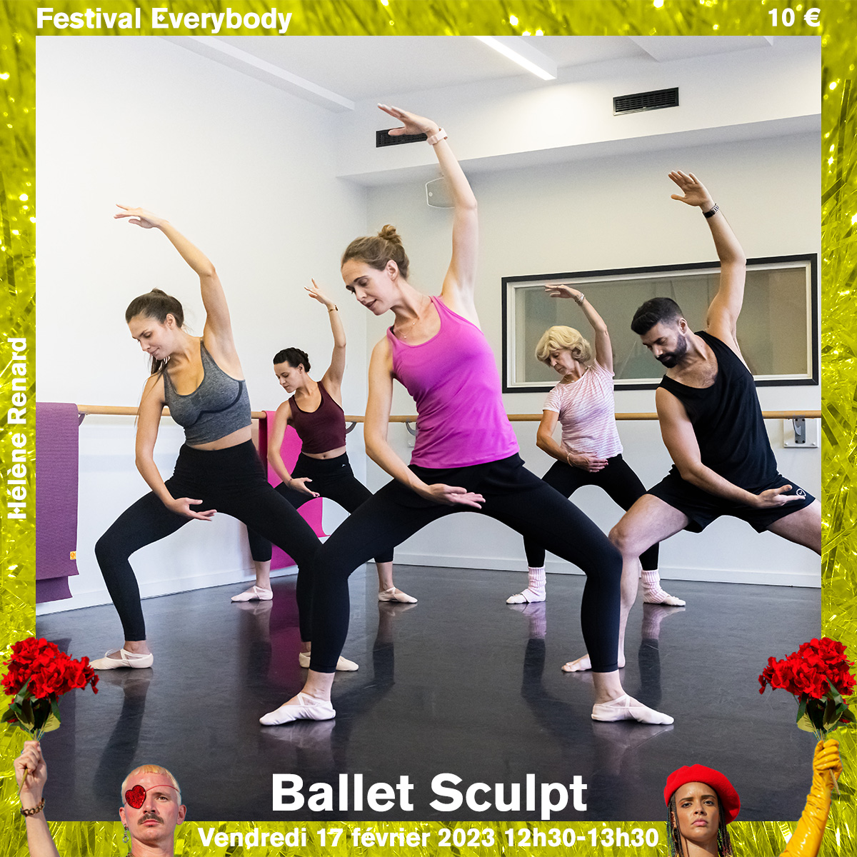 CarreauDuTemple's tweet photo. ✨ FESTIVAL EVERYBODY ✨ Entre souplesse, cardio et posture, le #balletsculpt avec Hélène Renard apprend ce mélange de #danse classique et de #fitness dans un esprit dynamique et accessible à tous ! #cours
📆 Ven 17 février à 12h30
👉 10€
▶️ Réservez : https://t.co/pVUz1BJeHT https://t.co/MTN7a4Btrj