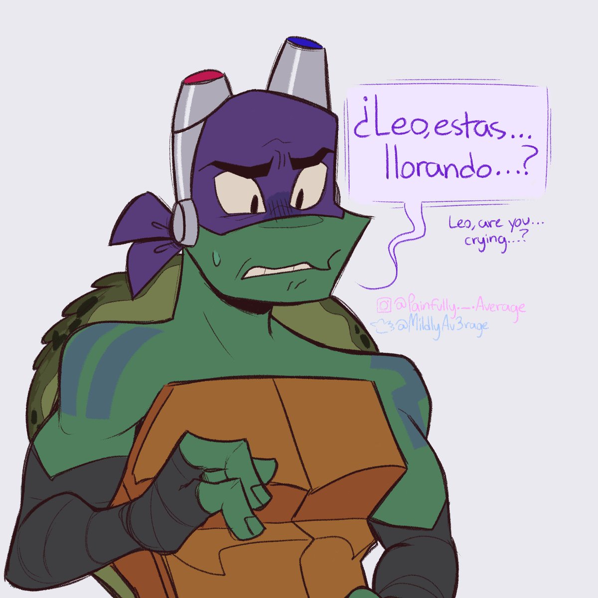 I made this far too dramatic💀

1/2
#rottmnt #SaveRiseoftheTMNT #rottmntleo #rottmntdonnie #disastertwins #TMNT