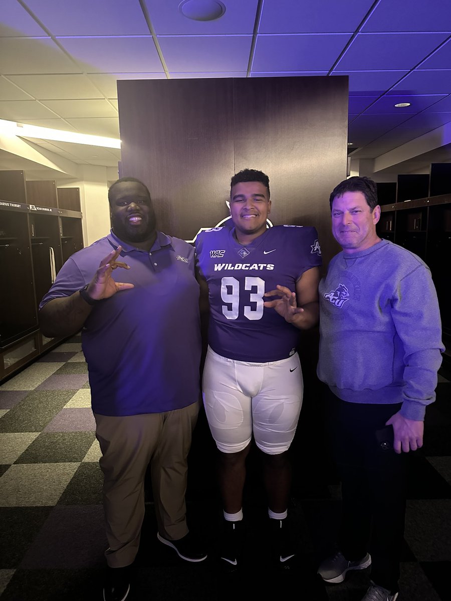 Thank you <a href="/ACUFootball/">ACU Football</a> for having me for the weekend can’t wait to continue my career as a WildCat #gocats