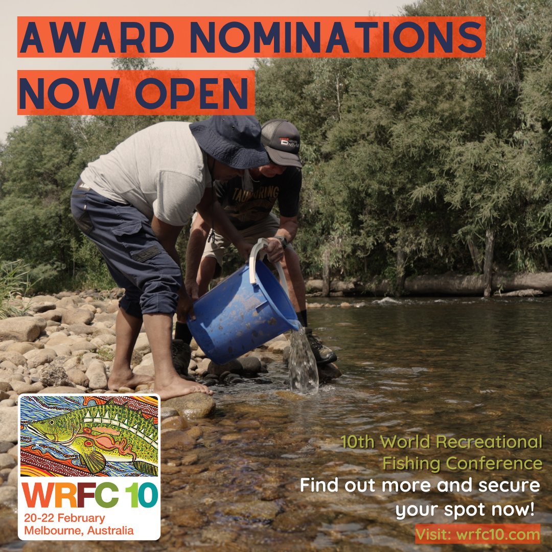 VicFisheries's tweet photo. Know a rec fishing organisation or an individual that deserves some recognition? Here’s your chance to put their name up in lights.

As part of @WRFC_10, we’re calling for nominations to reward those doing great things for rec fishing.

https://t.co/o1sUg3EGHr https://t.co/UEg0GoHM4B